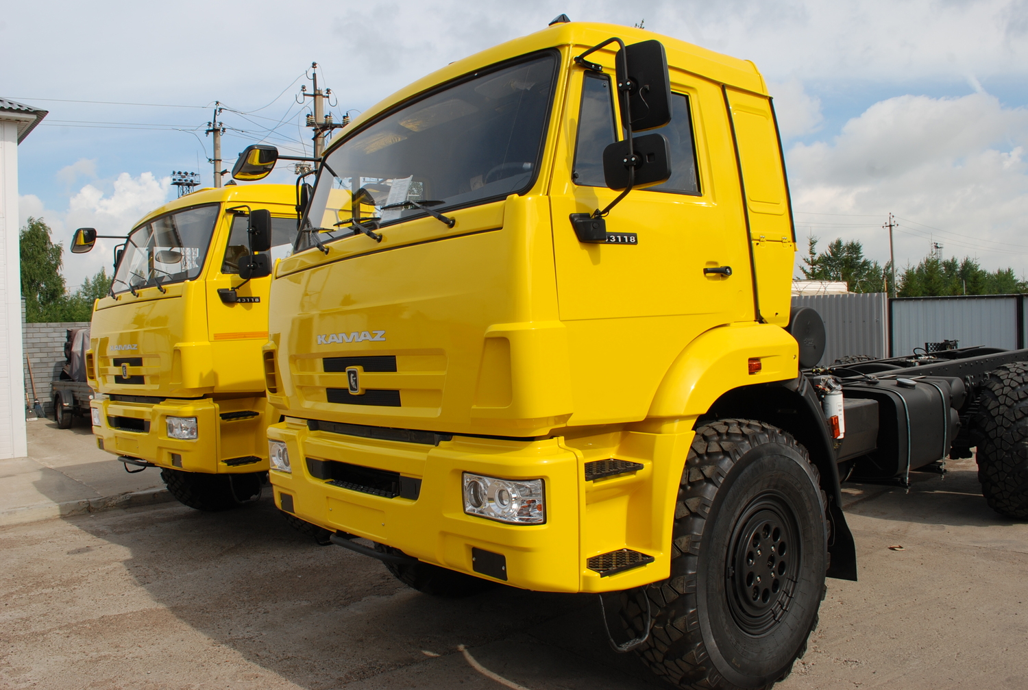 Кабина с гаражей 